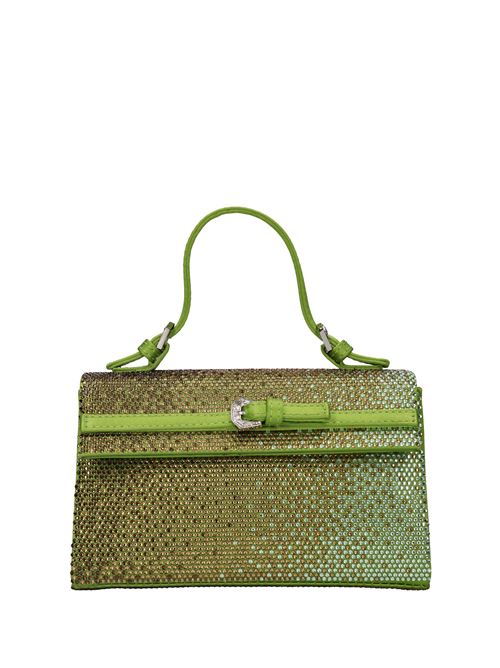 Borsa mini in raso e strass GEDEBE | SOPHIE MINI SATIN CRYSTAL DEGRADEVERDE